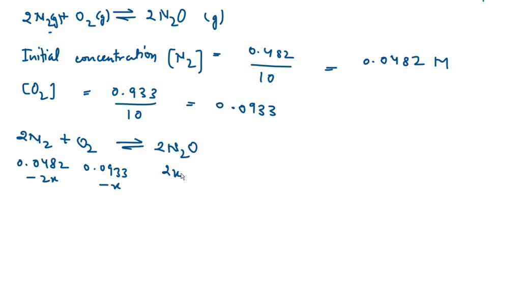 SOLVED:Equilibrium composition: single equilibrium reaction The ...