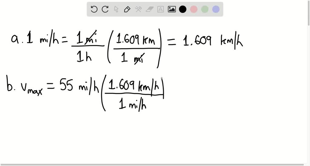  a Find A Conversion Factor To Convert From Miles Per Hour To 