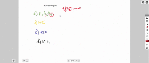 classify-each-as-a-strong-or-weak-acid-a-mathrmh_y-mathrma_5-mathrmo_4-b-hi-c-hio-d-mathrmhclo_4