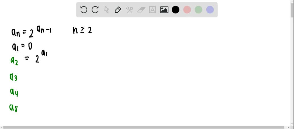 Let A1 02 an be The Sequence Defined Recursively As SolvedLib