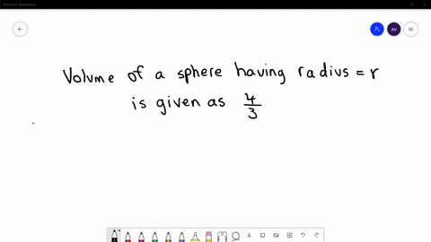 ⏩SOLVED:True or False The volume of a sphere of radius r is (4)/(3 ...