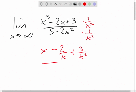 15-36-find-the-limit-lim-_x-rightarrow-infty-fracx3-2-x35-2-x2