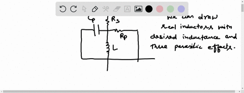 draw-the-equivalent-circuit-for-a-real-inductor-including-three-parasitic-effects