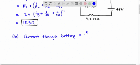 for-the-circuit-in-figure-gp1-793-find-a-the-equivalent-resistance-of-the-network-b-the-current-thro