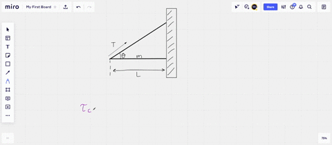a-horizontal-bar-that-is-2381-mathrmm-long-is-hinged-to-a-wall-the-bar-is-supported-at-its-other-end