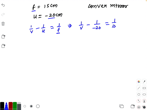a-convex-lens-of-focal-length-15-mathrmcm-is-placed-in-front-of-a-convex-mirror-when-the-object-is-p