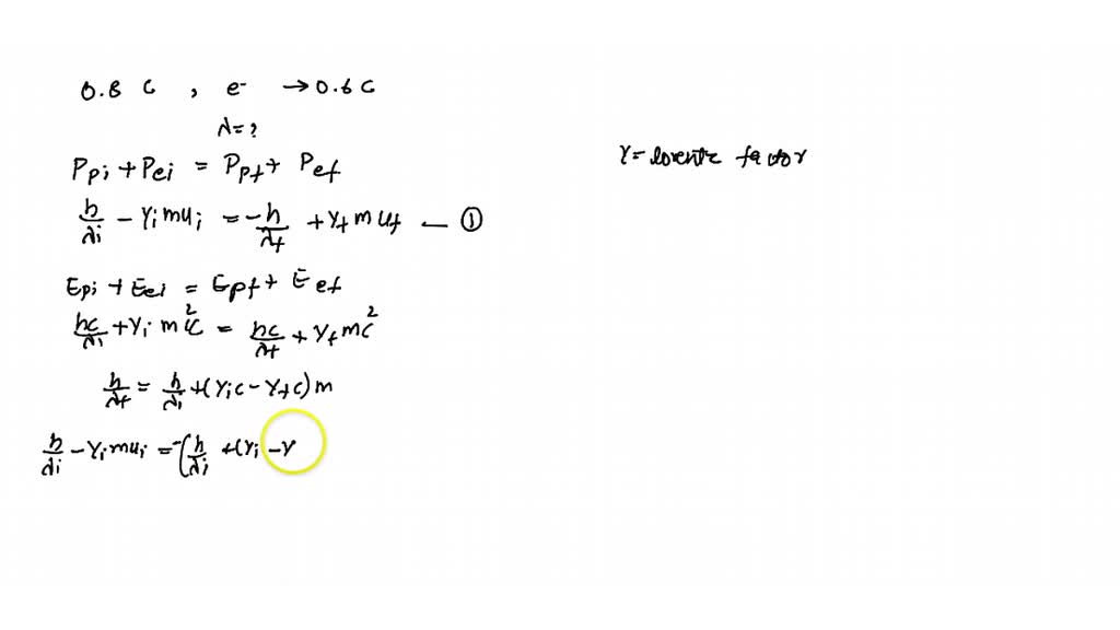 SOLVED:An electron moving to the lefi at 0.8 c collides with an ...