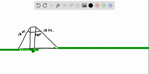 a-pole-is-braced-by-two-wires-that-extend-from-the-top-of-the-pole-to-the-ground-the-lengths-of-the-
