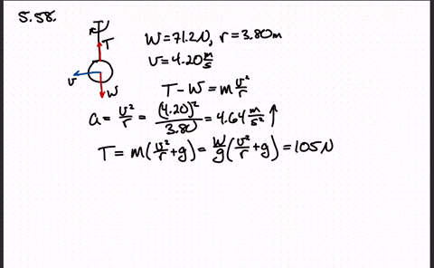 Solved You Tie A Cord To A Pail Of Water And Swing The Pail In A Vertical Circle Of Radius 0 600 M What Minimum Speed
