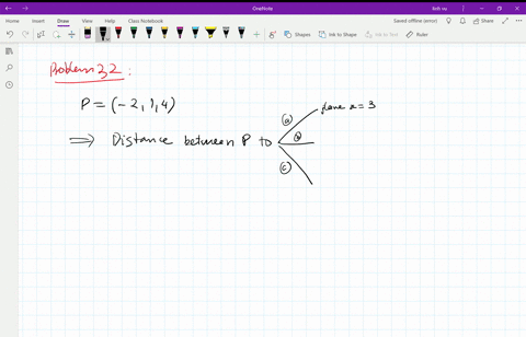 find-the-distance-from-the-point-214-to-the-a-plane-x3-b-plane-y-5-c-plane-z-1