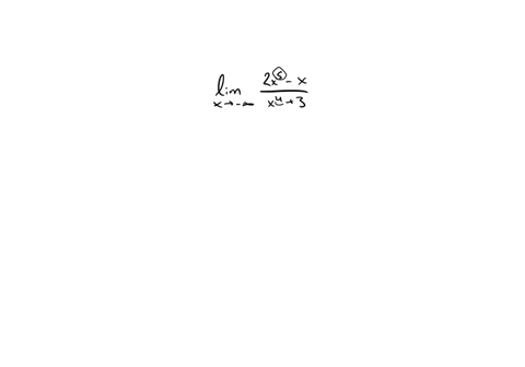 find-the-limit-or-show-that-it-does-not-exist-lim-_x-rightarrow-infty-frac2-x5-xx43