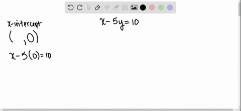 find-the-x-and-y-intercepts-x-5-y10