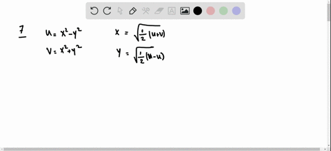 solve-for-x-and-y-in-terms-of-u-and-v-and-then-find-the-jacobian-partialx-y-partialu-v-ux2-y2-vx2y2-