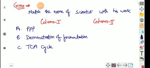 match-the-given-below-organelles-with-their-function-column-i-column-ii-a-krebs-cycle-1-stalked-pa-2