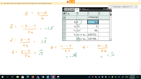 find-the-z-score-of-each-measurement-in-the-following-sample-data-set-beginarraylllll-5-6-2-1-0-enda