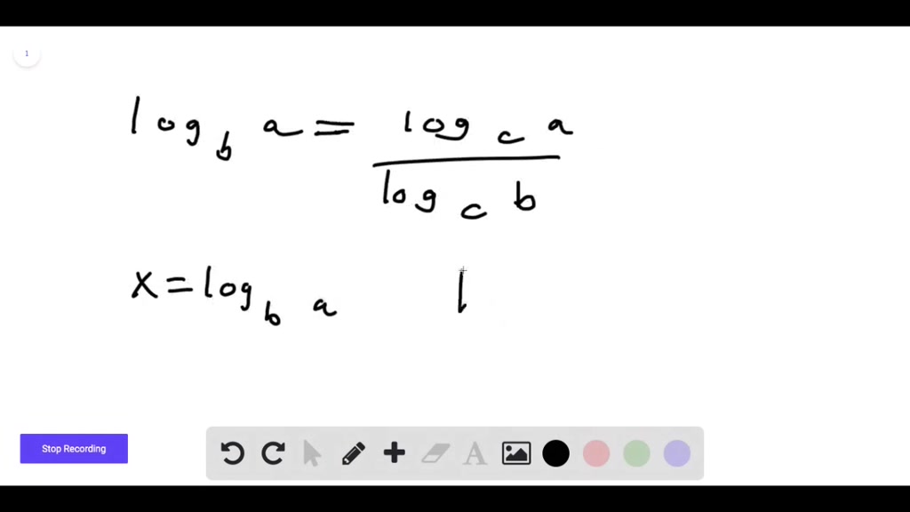 solved-prove-the-change-of-base-formula-for-logarithms-numerade