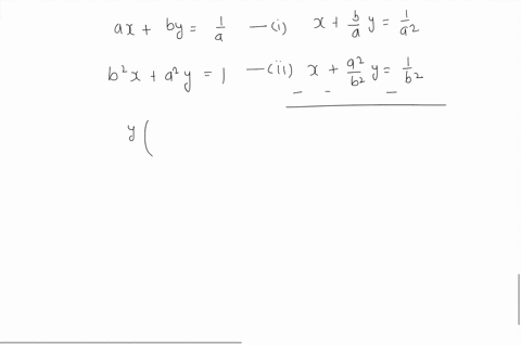 solve-the-following-system-for-x-and-y-in-terms-of-a-and-b-where-a-neq-b-leftbeginarrayl-a-xb-y1-a-b