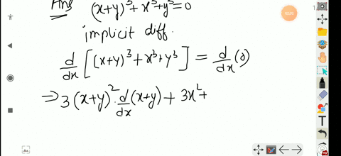 find-d-y-d-x-by-implicit-differentiation-xy3x3y30-2