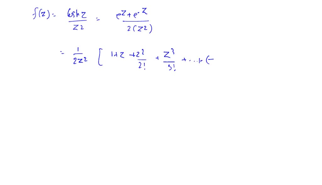 SOLVED:Find the Laurent series for the following functions about the ...