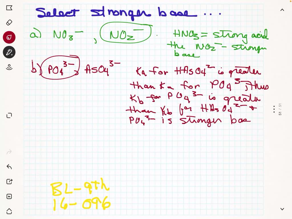 SOLVEDBased on their compositions and structures and on conjugate acid
