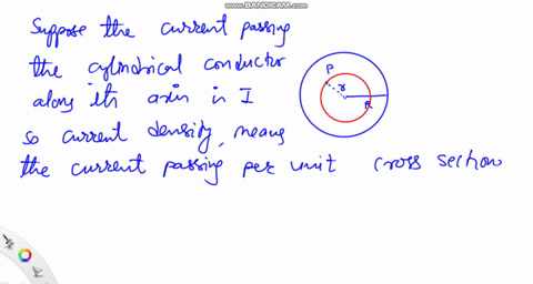 a-long-cylindrical-conductor-is-solid-throughout-and-has-a-radius-r-electric-charges-flow-parallel-2
