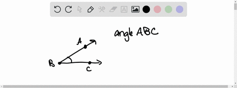 SOLVED:Write the words or the symbols that make the statement true. The ...