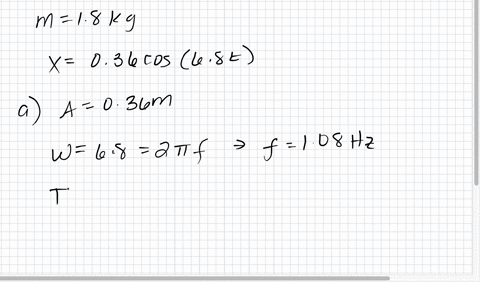 a-body-of-mass-180-mathrmkg-executes-shm-such-that-its-displacement-from-equilibrium-is-given-by-x03