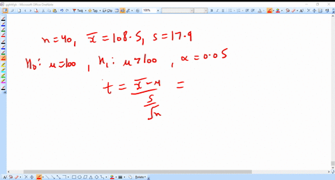 a-simple-random-sample-of-size-n40-is-drawn-from-a-population-the-sample-mean-is-found-to-be-1085-an
