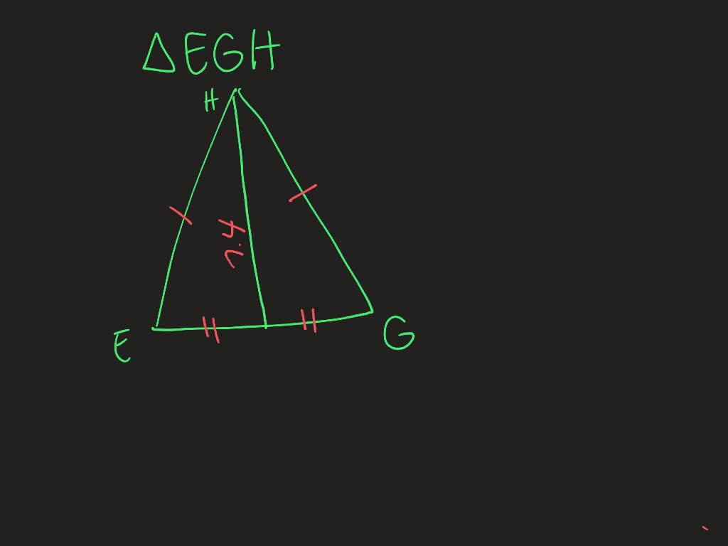 Solvedclassify Each Triangle By Its Side Lengths E G H 7006