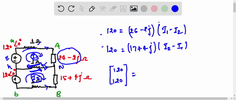 for-the-single-phase-three-wire-system-in-fig-1271-find-currents-mathbfi_a-a-mathbfi_b-b-and-mathbfi