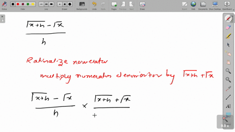 rationalize-the-numerator-of-each-fraction-fracsqrtxh-sqrtxh-2