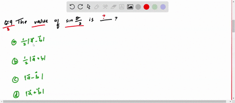 the-valuc-02-sin-fractheta2-is-a-frac12veca-vecb-b-frac12vecavecb-c-veca-vecb-d-vecavecb