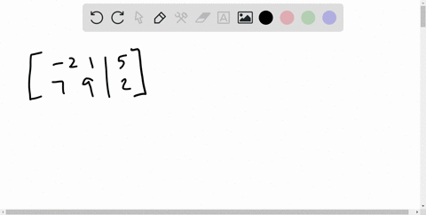 write-the-system-of-linear-equations-that-the-augmented-matrix-represents-leftbeginarrayrrr-2-1-5-7-