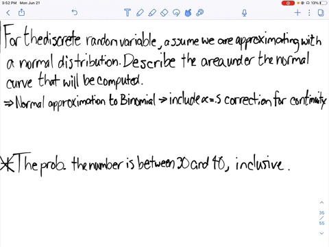 a-discrete-random-variable-is-given-assume-the-probability-of-the-random-variable-will-be-approxim-6