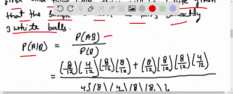 consider-an-urn-containing-12-balls-of-which-8-are-white-a-sample-of-size-4-is-to-be-drawn-with-repl