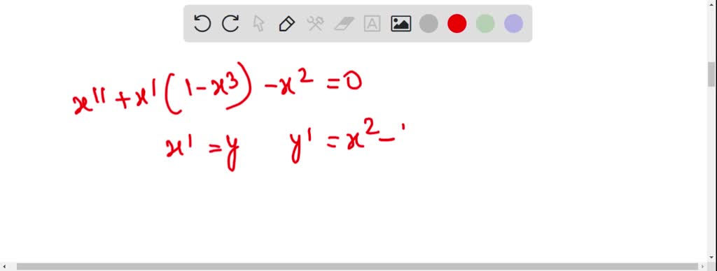 Solved In Problems Write The Given Nonlinear Second Order