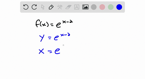 write-an-equation-for-the-inverse-of-the-function-fxex-2