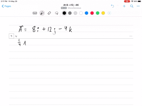 the-vector-overrightarrowmathbfa-has-x-y-and-z-components-of-800120-and-400-units-respectively-a-wri