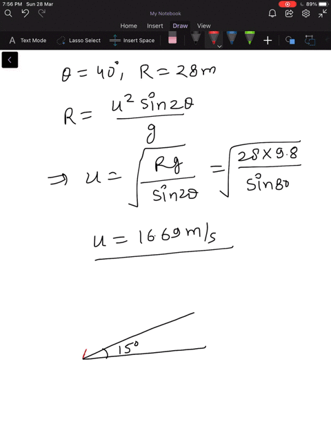 a-soccer-player-can-kick-the-ball-28-m-on-level-ground-with-its-initial-velocity-at-40circ-to-the-ho