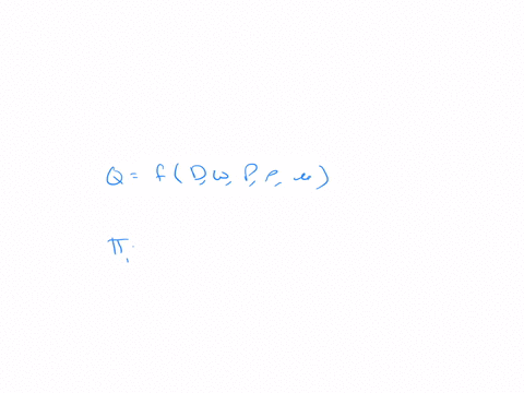 the-discharge-q-of-a-pump-is-a-function-of-the-impeller-diameter-d-its-angular-velocity-omega-the-po