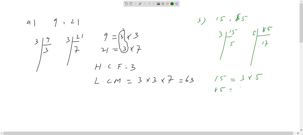 Define HCF of two positive integers and find the HCF of the following ...
