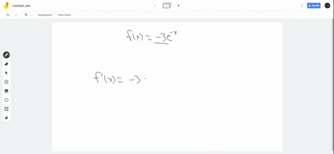 differentiate-fx-3-e-x