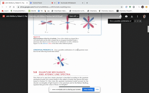 give-a-possible-combination-of-and-quantum-numbers-for-the-following-fourth-shell-orbital