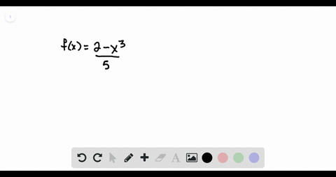 finding-inverse-functions-find-the-inverse-function-of-f-fxfrac2-x35