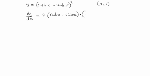 find-an-equation-of-the-tangent-line-to-the-graph-of-the-function-at-the-given-point-ycosh-x-sinh--2