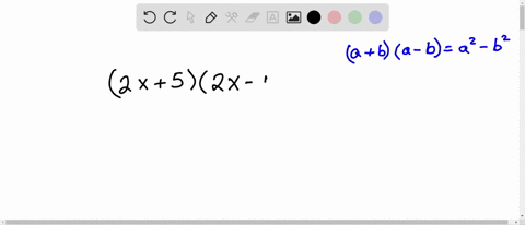 multiply-using-the-rule-for-finding-the-product-of-the-sum-and-difference-of-two-terms-2-x52-x-5