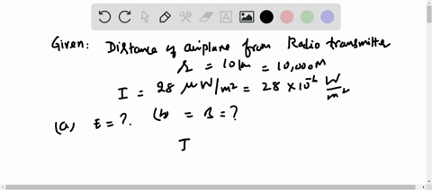 an-airplane-flying-at-a-distance-of-10-mathrmkm-from-a-radio-transmitter-receives-a-signal-of-inte-5