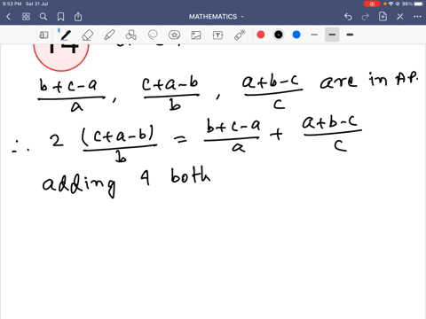 if-fracbc-aa-fracca-bb-fracab-cc-are-in-ap-then-frac1a-frac1b-frac1c-are-also-in-ap