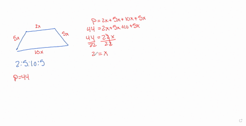 the-consecutive-sides-of-an-isosceles-trapezoid-are-in-the-ratio-2-5-10-5-and-the-trapezoids-perimet