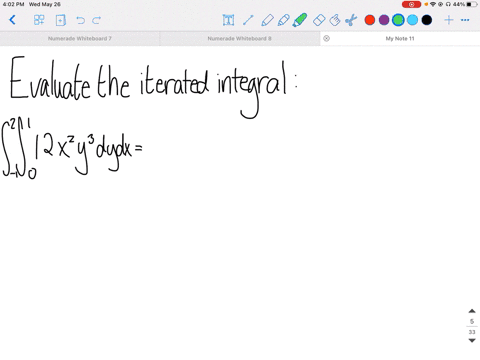 evaluate-each-iterated-integral-see-the-indicated-problem-for-the-evaluation-of-the-inner-integral-b